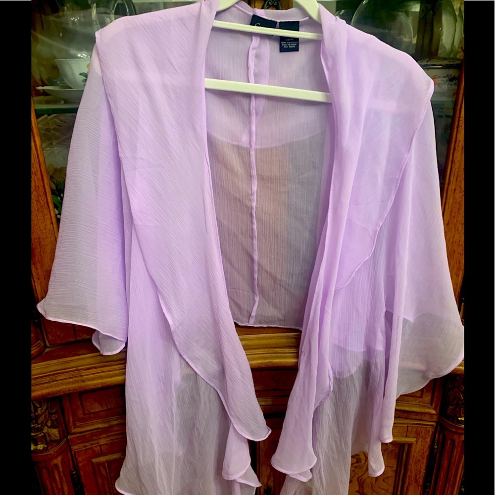light violet shawl